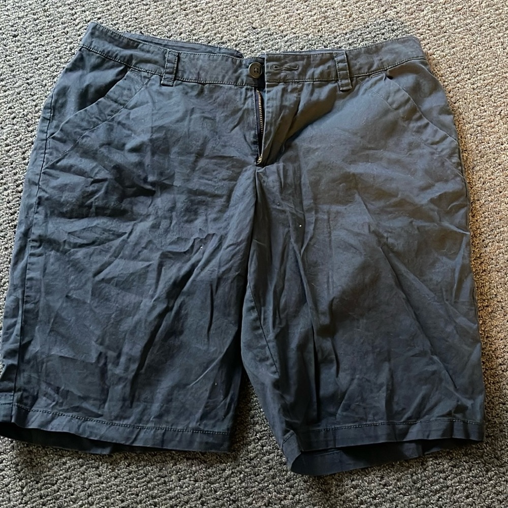 Columbia Womens Chinos Shorts Pockets Mid Rise 100% Cotton 10